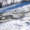 Fenomene de iarnă pe cursurile de apă - Nu vă aventurați pe gheață! Râurile și lacurile nu sunt patinoare